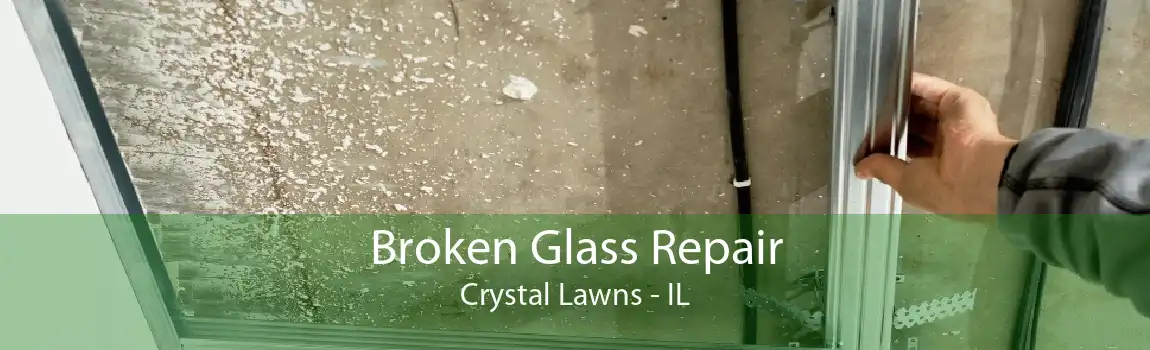 Broken Glass Repair Crystal Lawns - IL