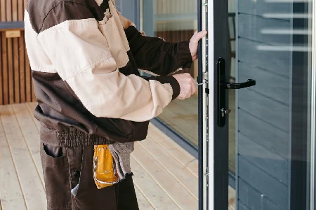 Cleaning And Polishing Glass Door Installation in Ingalls Park